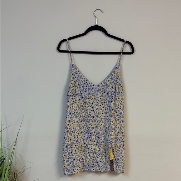 Skylar+madison Floral Spaghetti Strap mini Dress size L - Picture 2 of 5